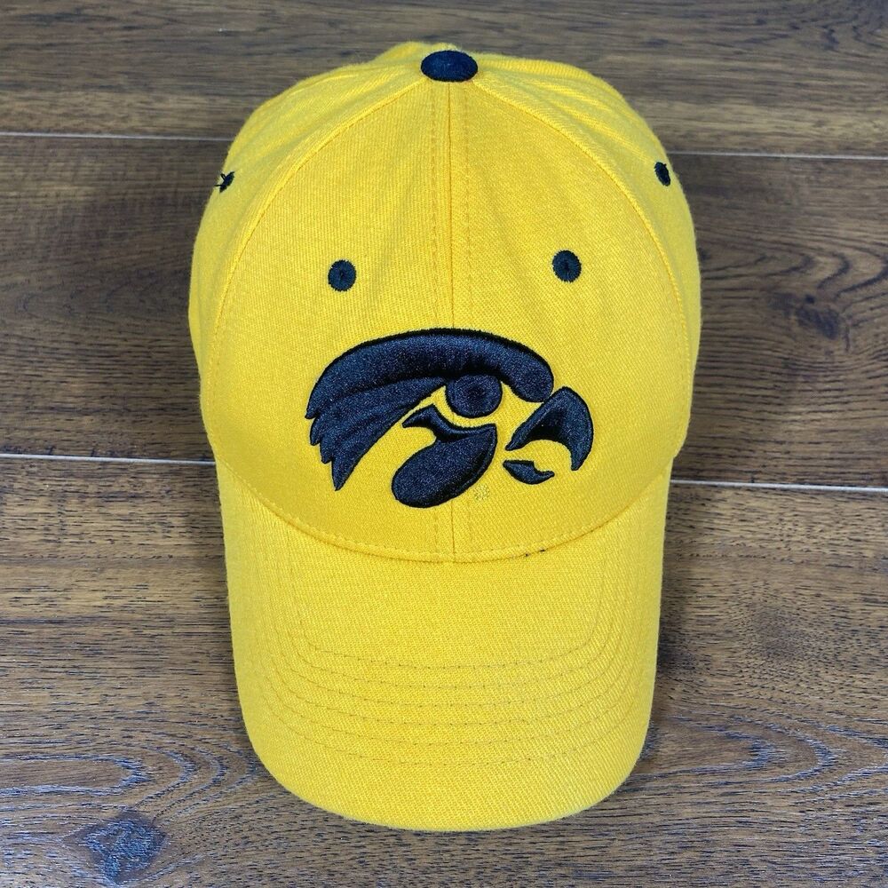 Iowa Hawkeyes Stretch Fit Hat Top of the World Fitted Cap One Size College NCAA